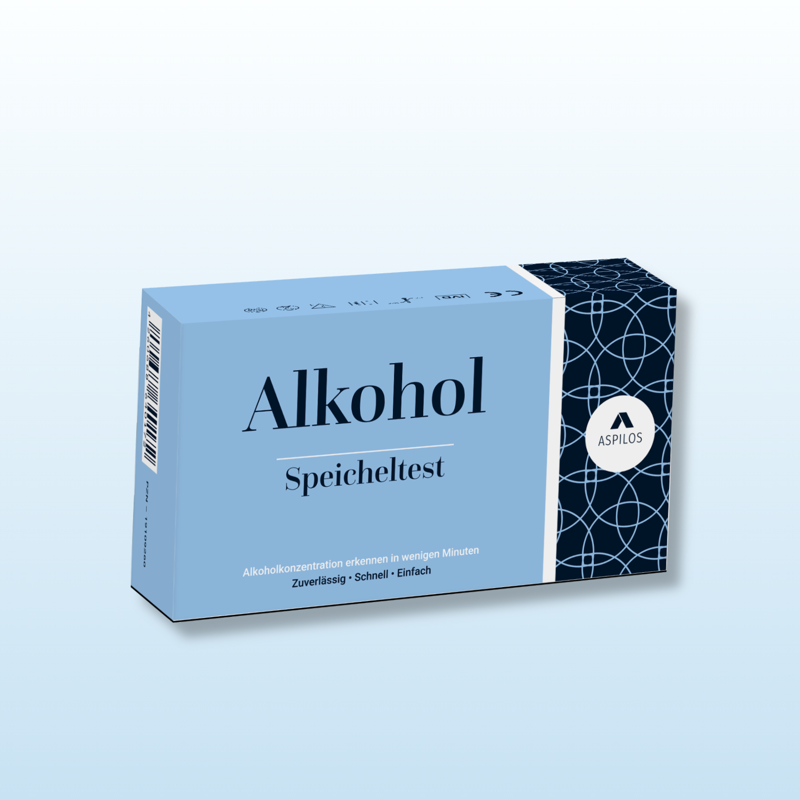 Aspilos Alkohol (Speicheltest) Schnelltest für Zuhause