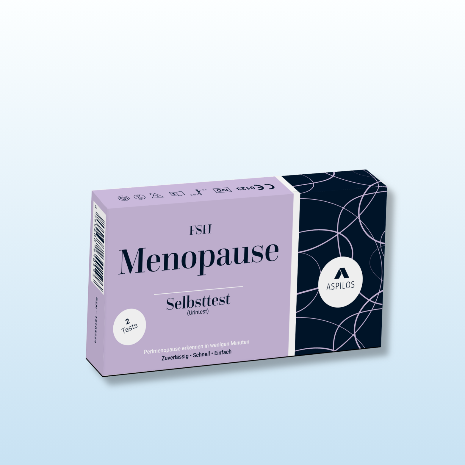 Aspilos Menopause (FSH) Schnelltest für Zuhause - 2er Pack