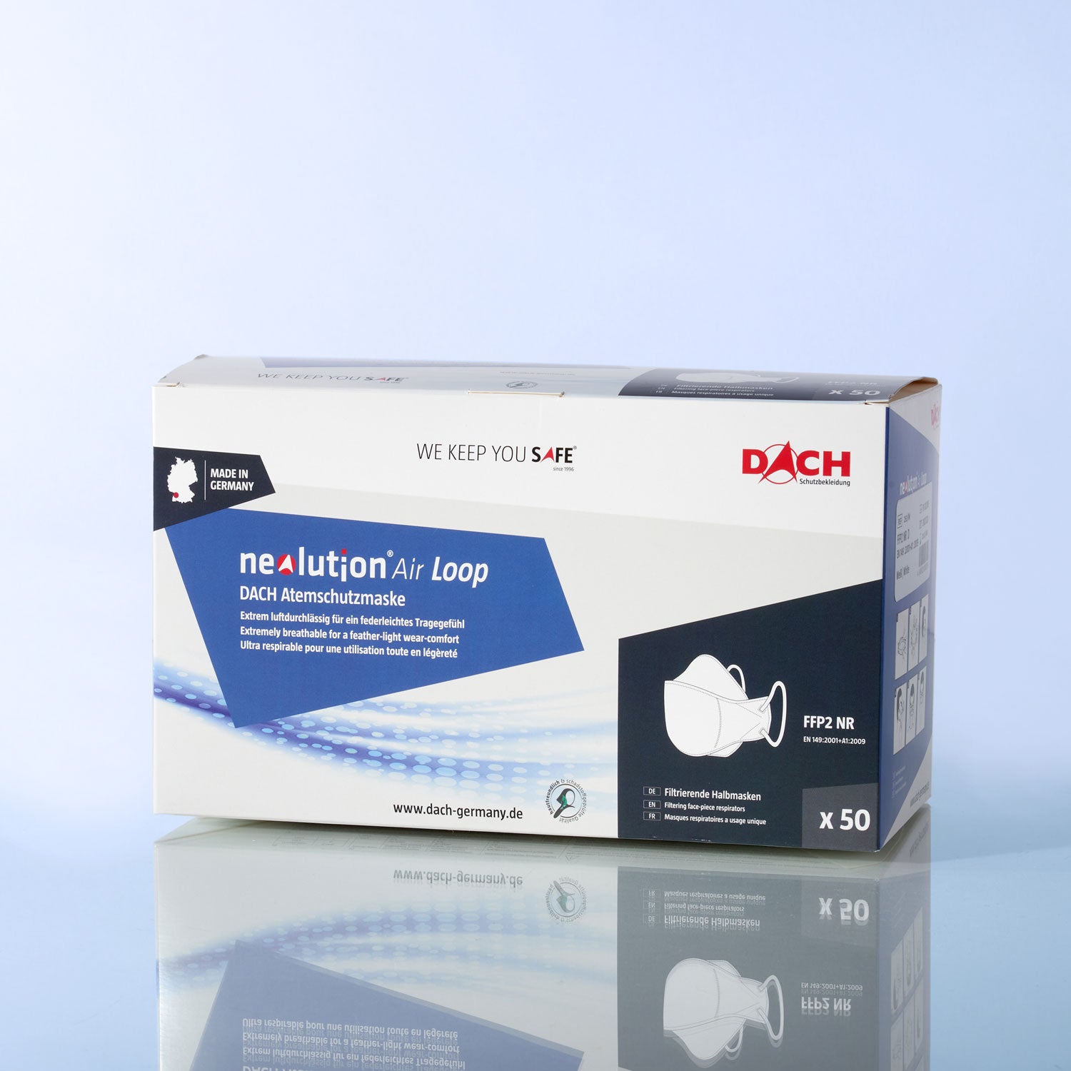 Neolution® Air Loop I FFP2 Maske von DACH I 50er Pack
