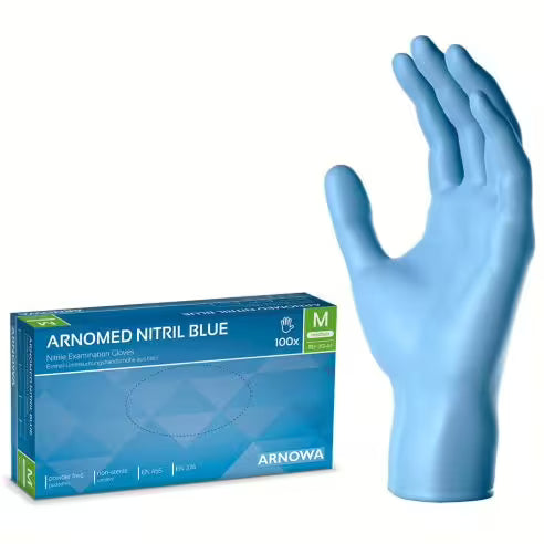 Arnomed® Einmalhandschuhe Nitril 100 Stück S-XL unsteril