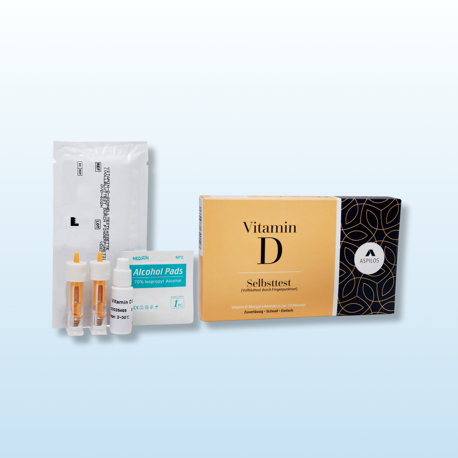 Aspilos Vitamin D (Punktionstest) Selbsttest für Zuhause