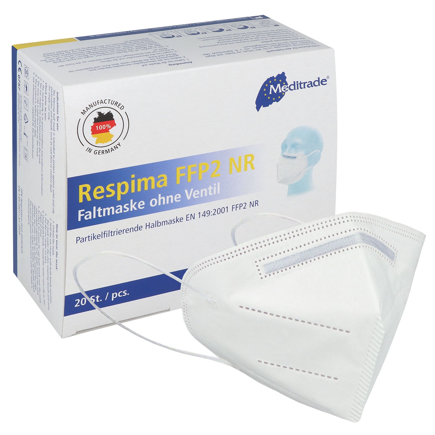 Meditrade® Respima FFP2 NR 20 Stück